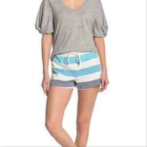 SPLENDID x Gray Malin Shore Line Shorts L